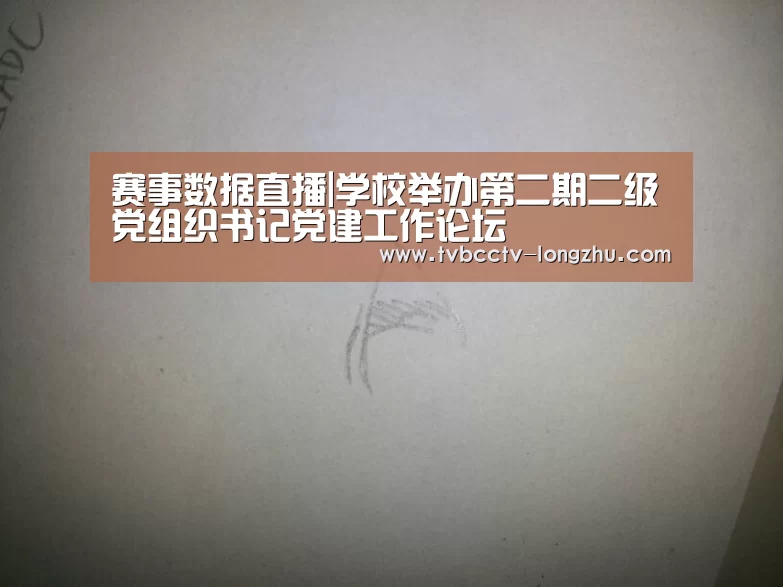 赛事数据直播|学校举办第二期二级党组织书记党建工作论坛(图1) 足球直播