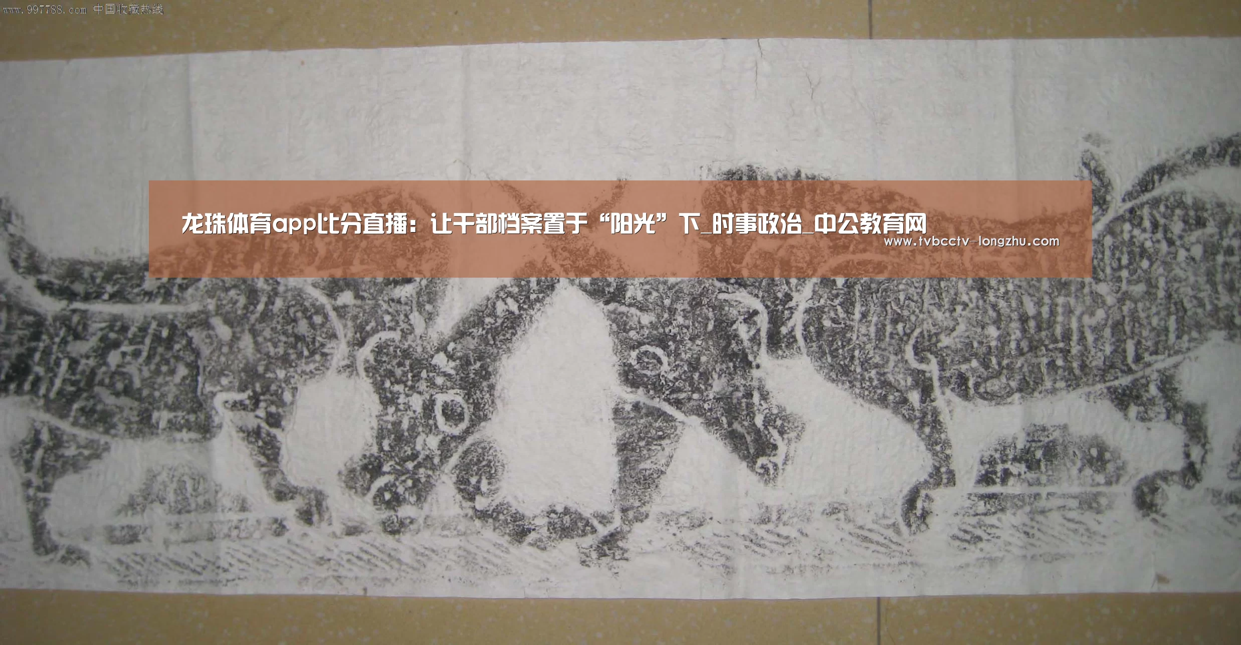 龙珠体育app比分直播:让干部档案置于“阳光”下_时事政治_中公教育网(图1) 足球直播